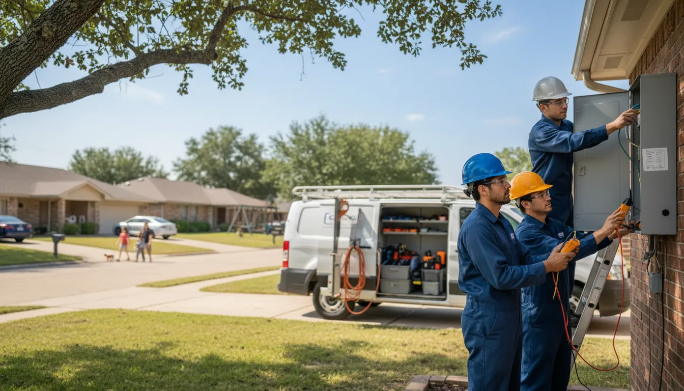 Certified electrician providing emergency electrical services in Pope, MS